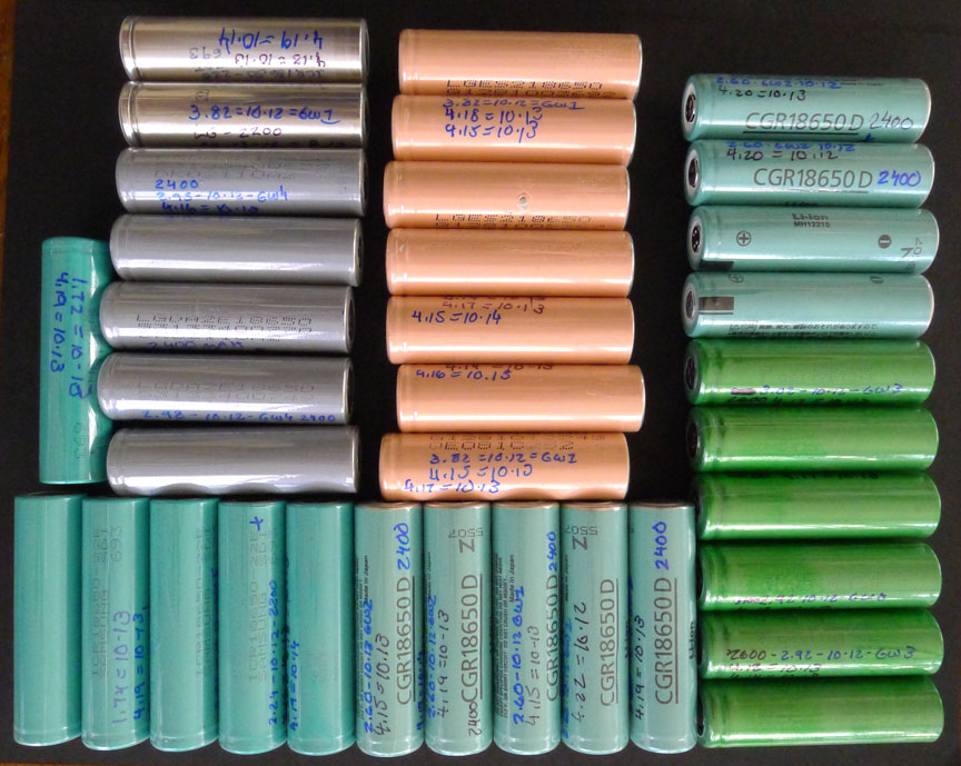 35 18650 batteries for 25 and shotgun shell cases Rechargeable