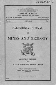 463 Gold Mine Locations History El Dorado County Calif RARE Old Book